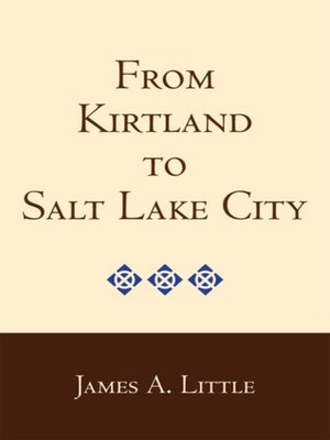 cover image of From Kirtland to Salt Lake City
